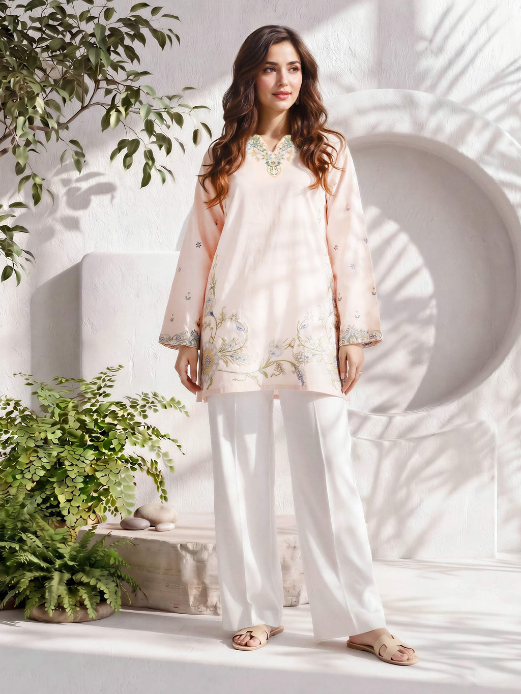 Lawn Kurti- Embroidered (Pret)