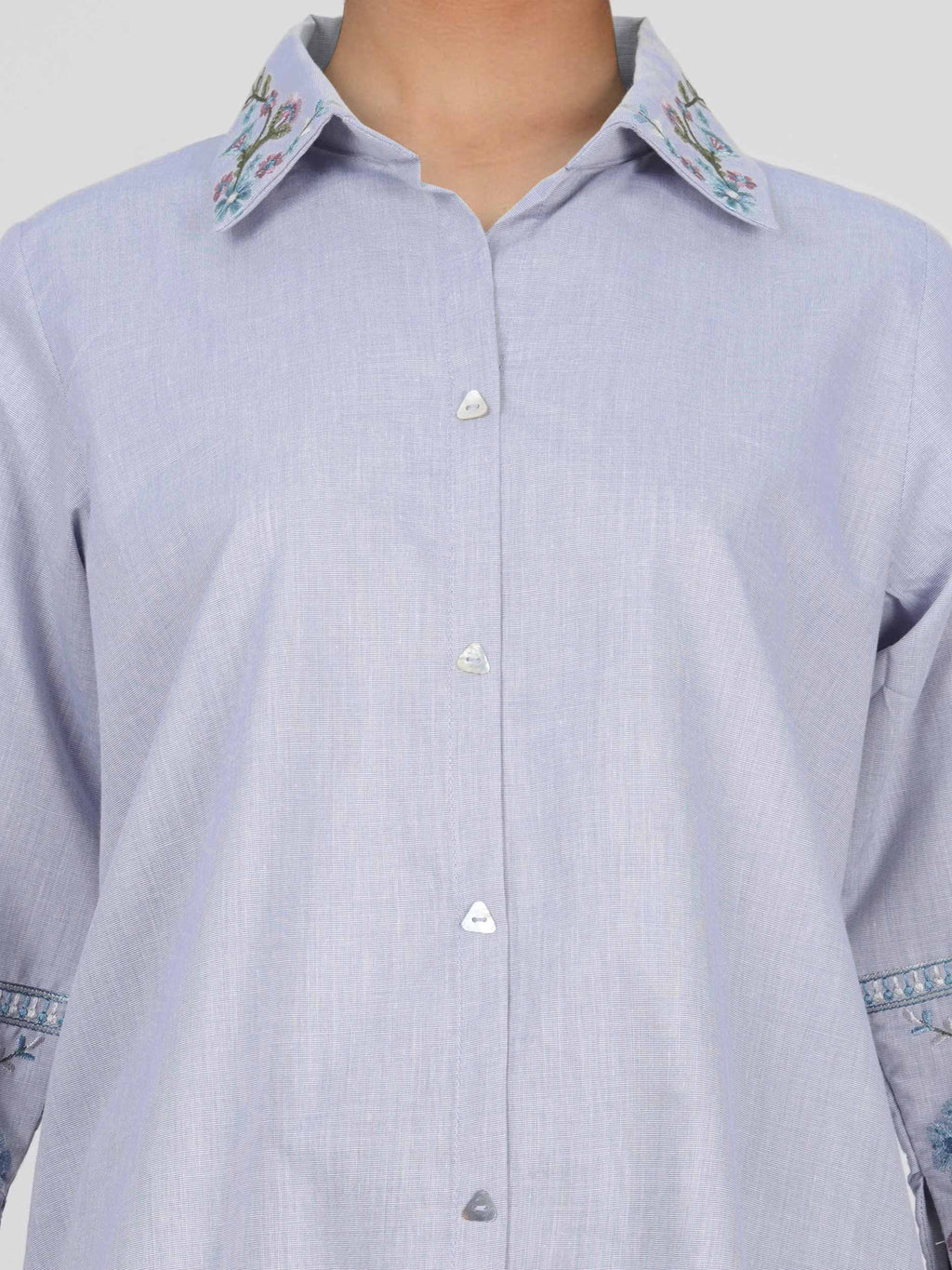 Yarn Dyed Kurti- Embroidered (Pret)
