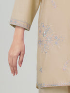 Yarn Dyed Kurti- Embroidered (Pret)