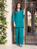 Lawn Co-ord set- Embroidered