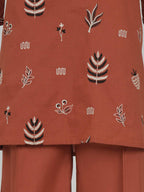 2 Piece Lawn Texture Suit- Embroidered (Pret)