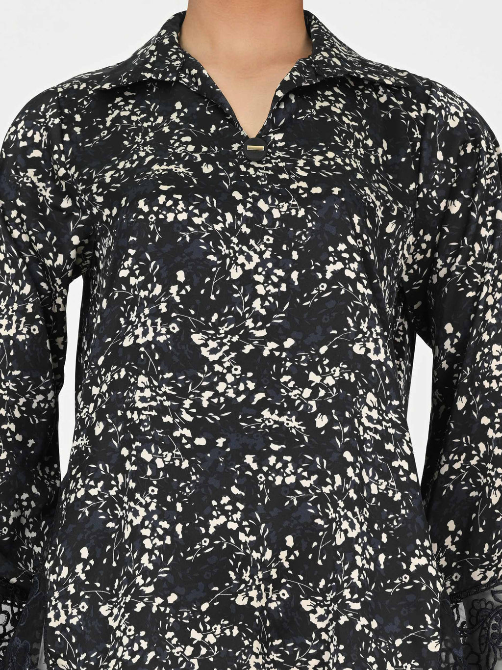 Silk Kurti- Embroidered (Pret)