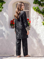 2 Piece Silk Suit- Embroidered (Pret)
