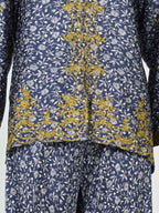 Silk Co-ord Set- Embroidered