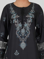 3 Piece Silk Suit- Embroidered (Pret)