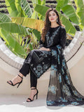 3 Piece Silk Suit- Embroidered (Pret)