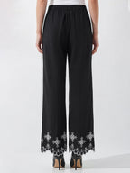 Cambric Trousers- Embroidered (Pret)