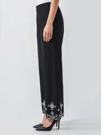 Cambric Trousers- Embroidered (Pret)