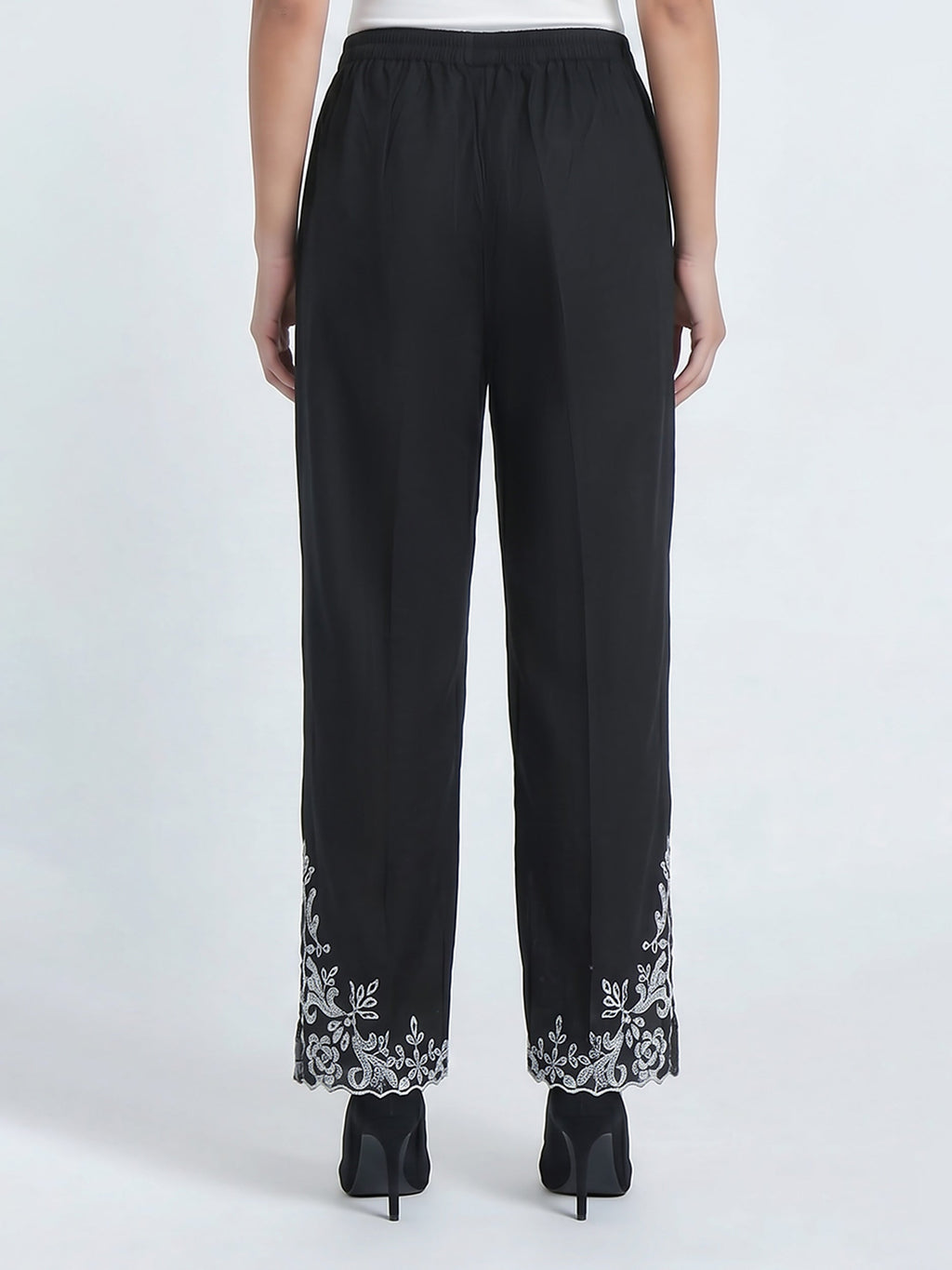 Cambric Trousers- Embroidered (Pret)