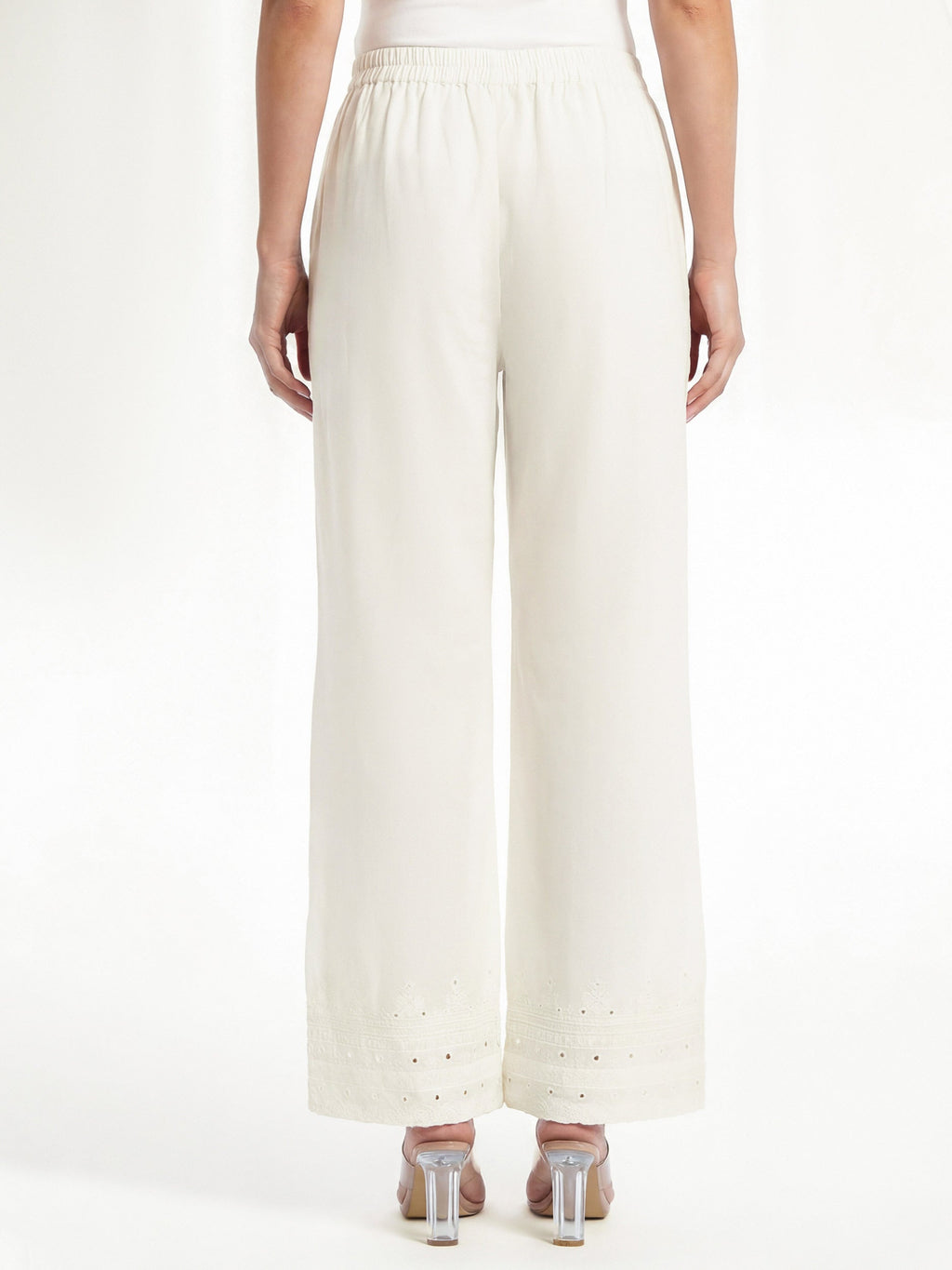 Cambric Trousers- Embroidered (Pret)