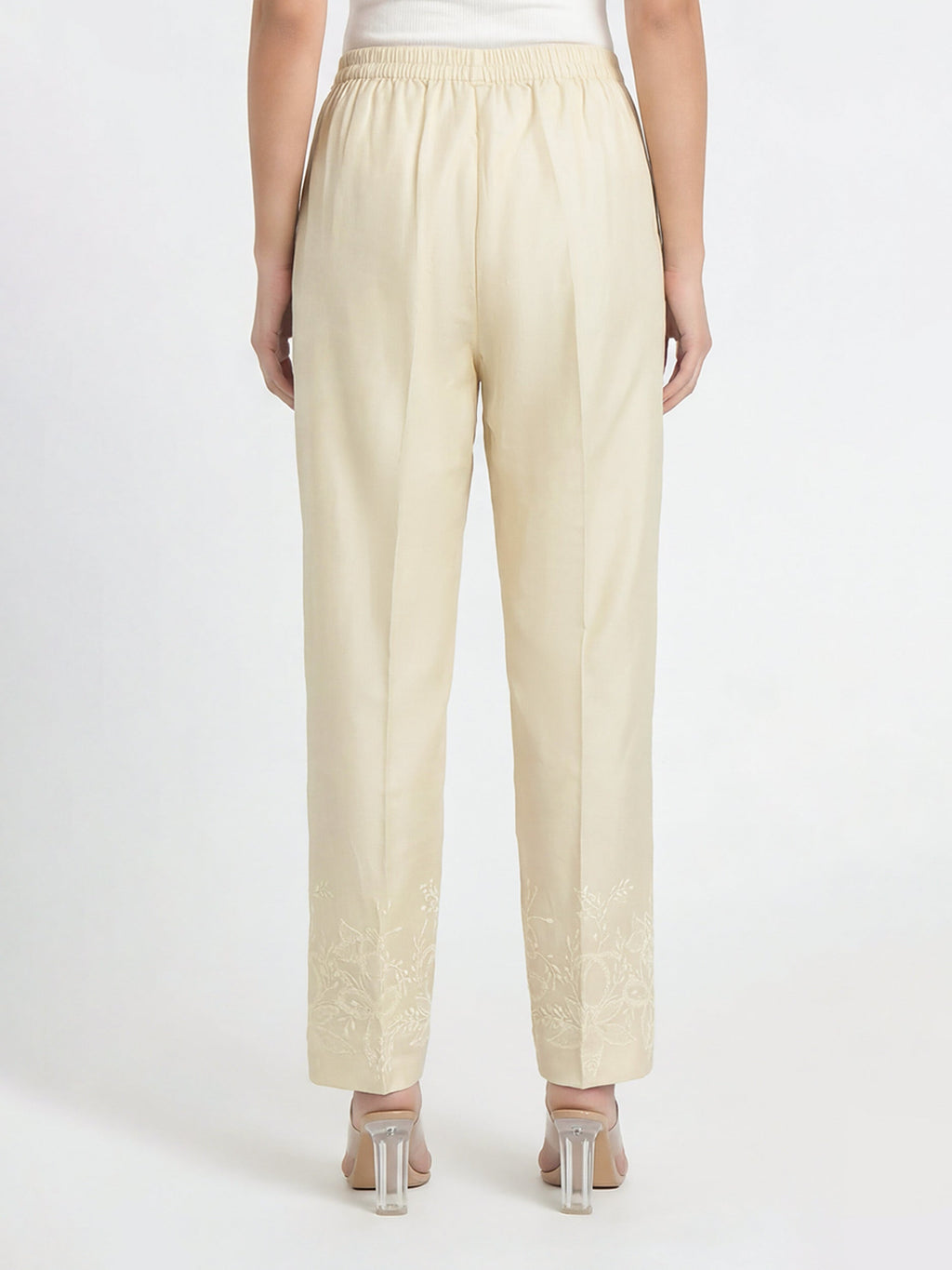 Cambric Trousers- Embroidered (Pret)