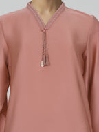 2 Piece Silk Suit- Embroidered (Pret)