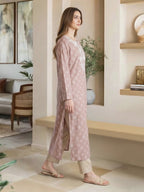 Lawn Texture Shirt- Embroidered (Pret)