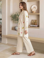 Lawn Shirt- Embroidered (Pret)