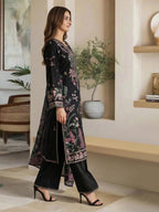 3 Piece Lawn Suit- Embroidered (Pret)