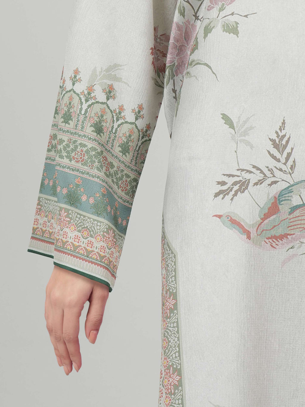 2 Piece Silk Suit- Embellished (Pret)