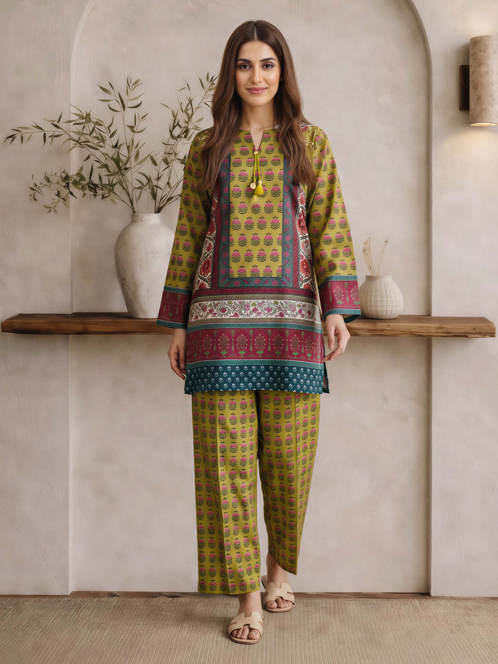 Viscose Cotton Co-ord Set