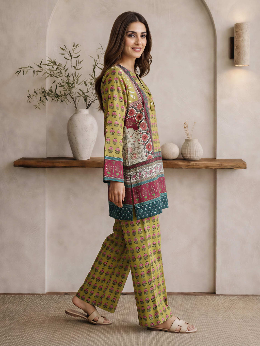 Viscose Cotton Co-ord Set