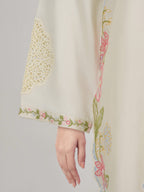 2 Piece Satin Suit- Embroidered (Pret)