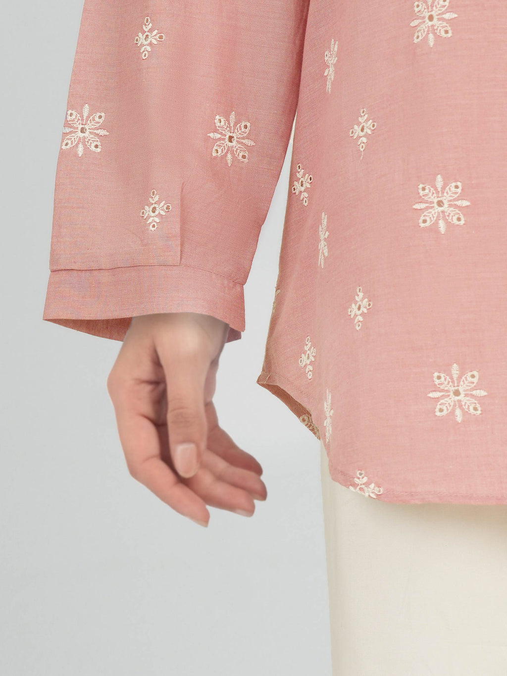 Yarn Dyed Kurti- Embroidered (Pret)