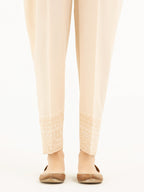 Embroidered Cambric Trousers(Pret)