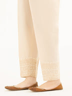 Embroidered Cambric Trousers(Pret)