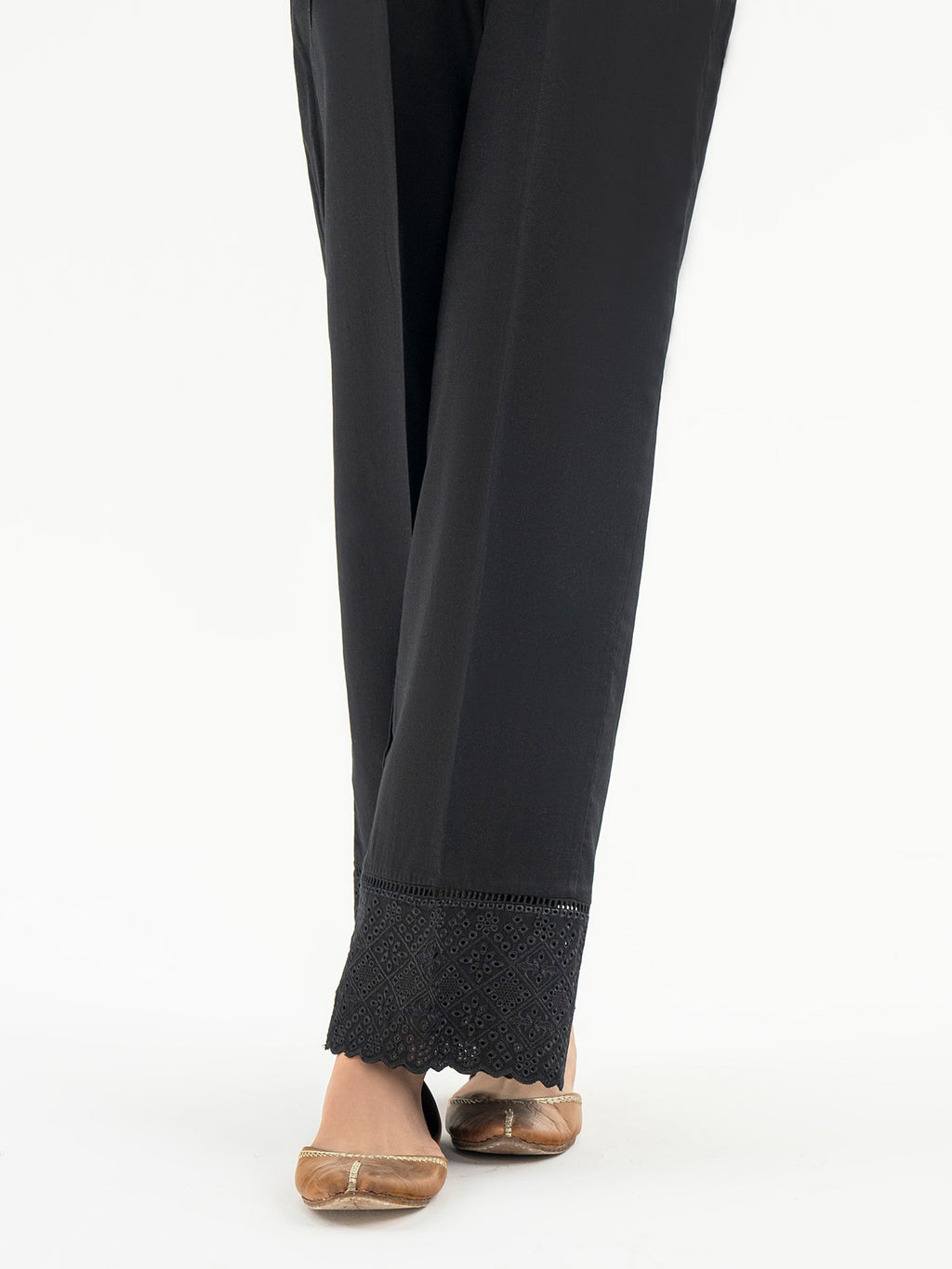 Embroidered Khaddar Trouser (Pret)