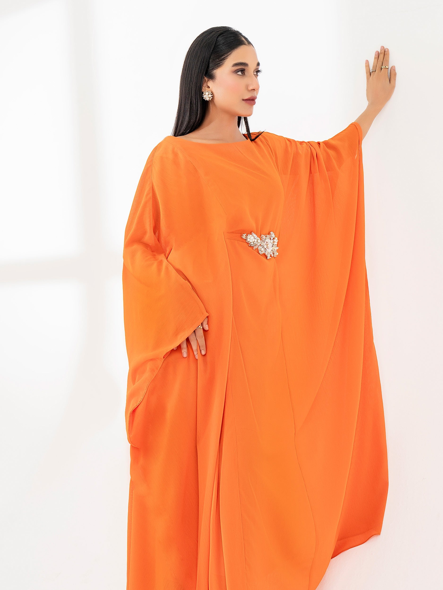 Chiffon Kaftan-Embellished (Pret)