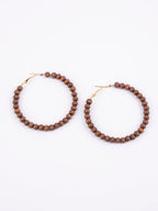 Beaded Hoops