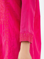 Jacquard Kurti-Embroidered (Pret)