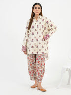 2 Piece Khaddar Suit-Embroidered