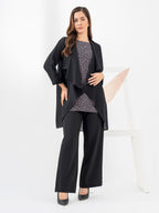 Georgette Cardigan With Slip