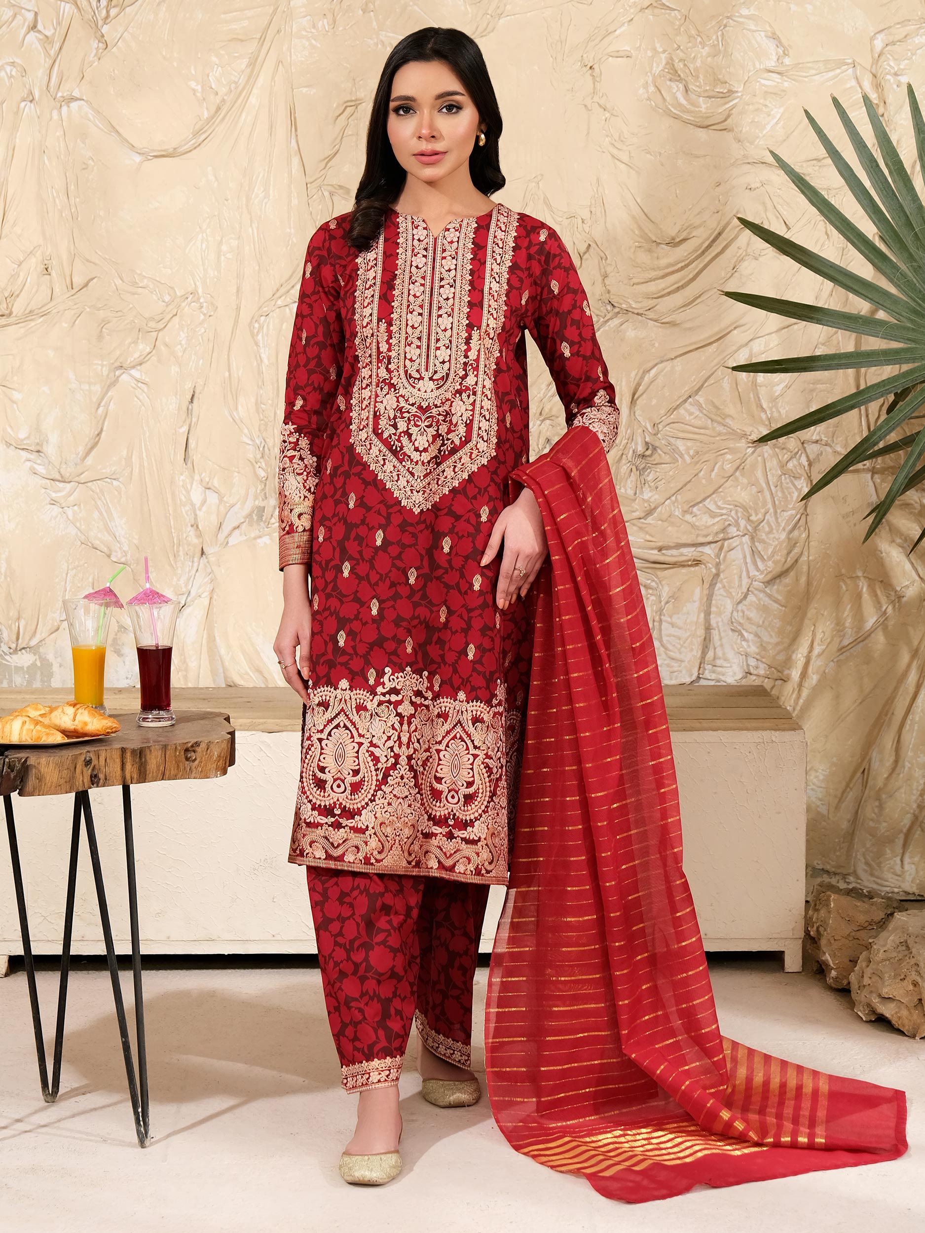 3 Piece Lawn Suit (Pret)