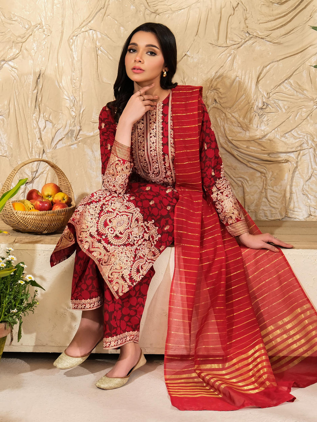 3 Piece Lawn Suit (Pret)