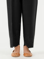 Embroidered Khaddar Trousers (Pret)
