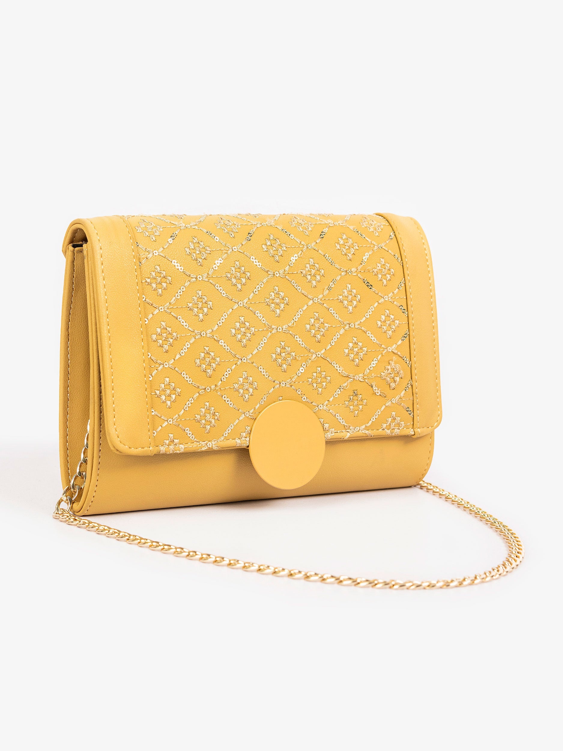 Embroidered Clutch