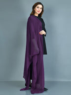 Chiffon Dupatta - Purple
