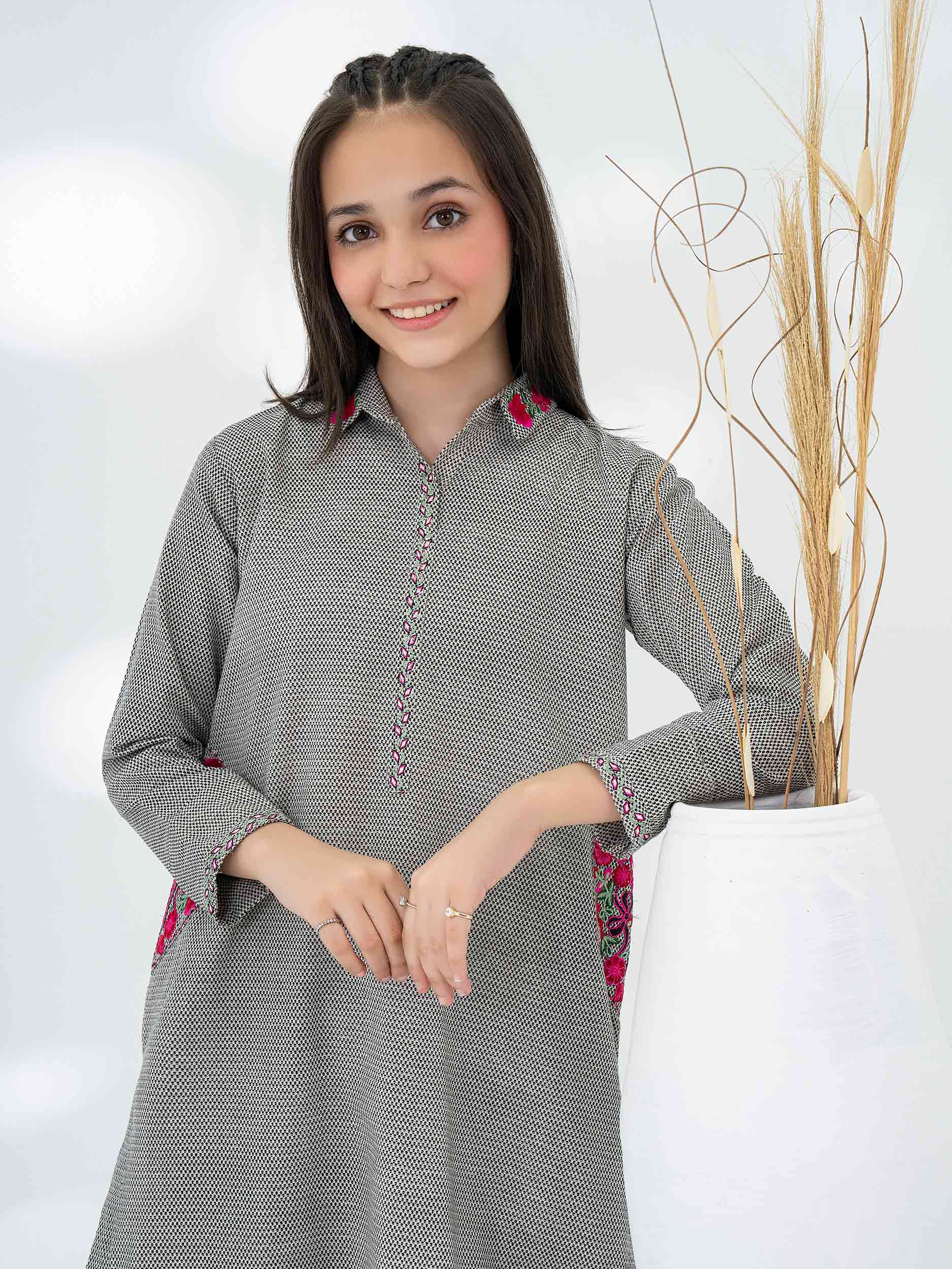 2 Piece Khaddar Suit-Paste Print