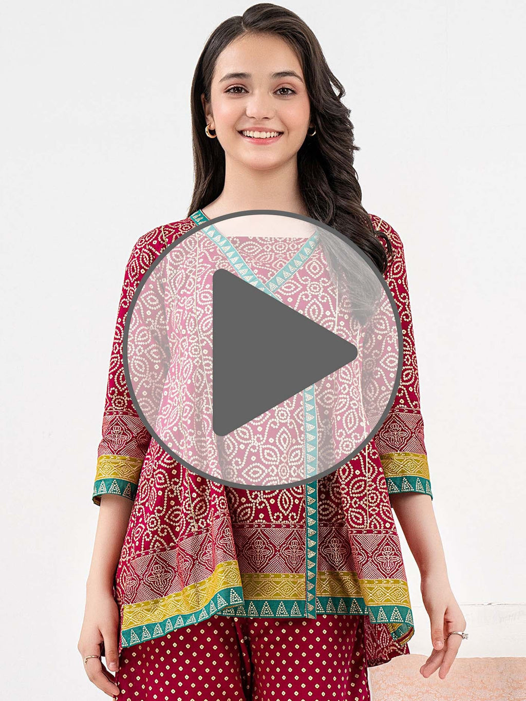 2 Piece Lawn Suit-Paste Print