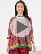 2 Piece Lawn Suit-Paste Print