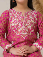 2 Piece Cambric Suit-Embroidered