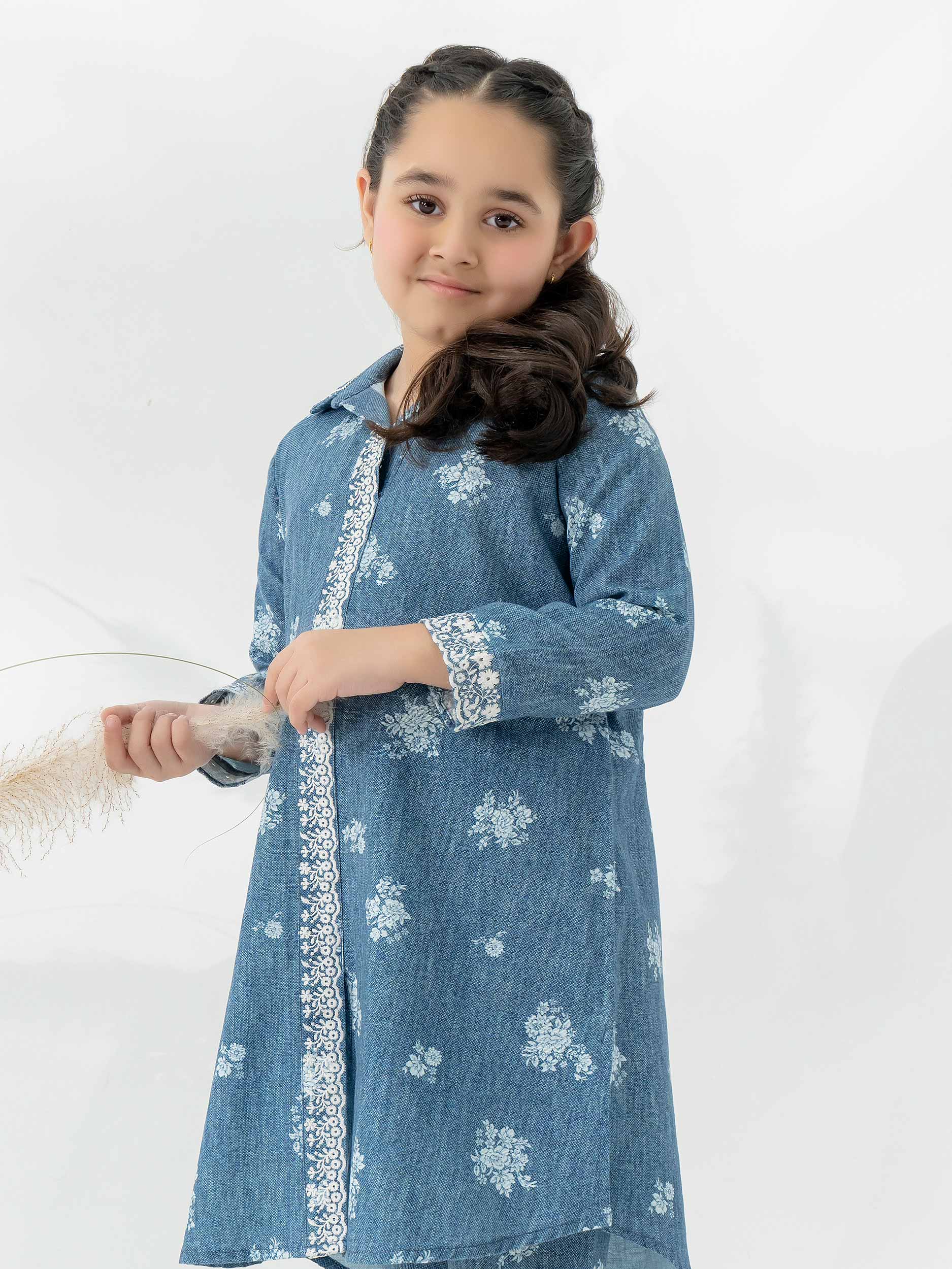 2 Piece Khaddar Suit-Embroidered