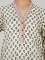 2 Piece Viscose Cotton Suit (Pret)