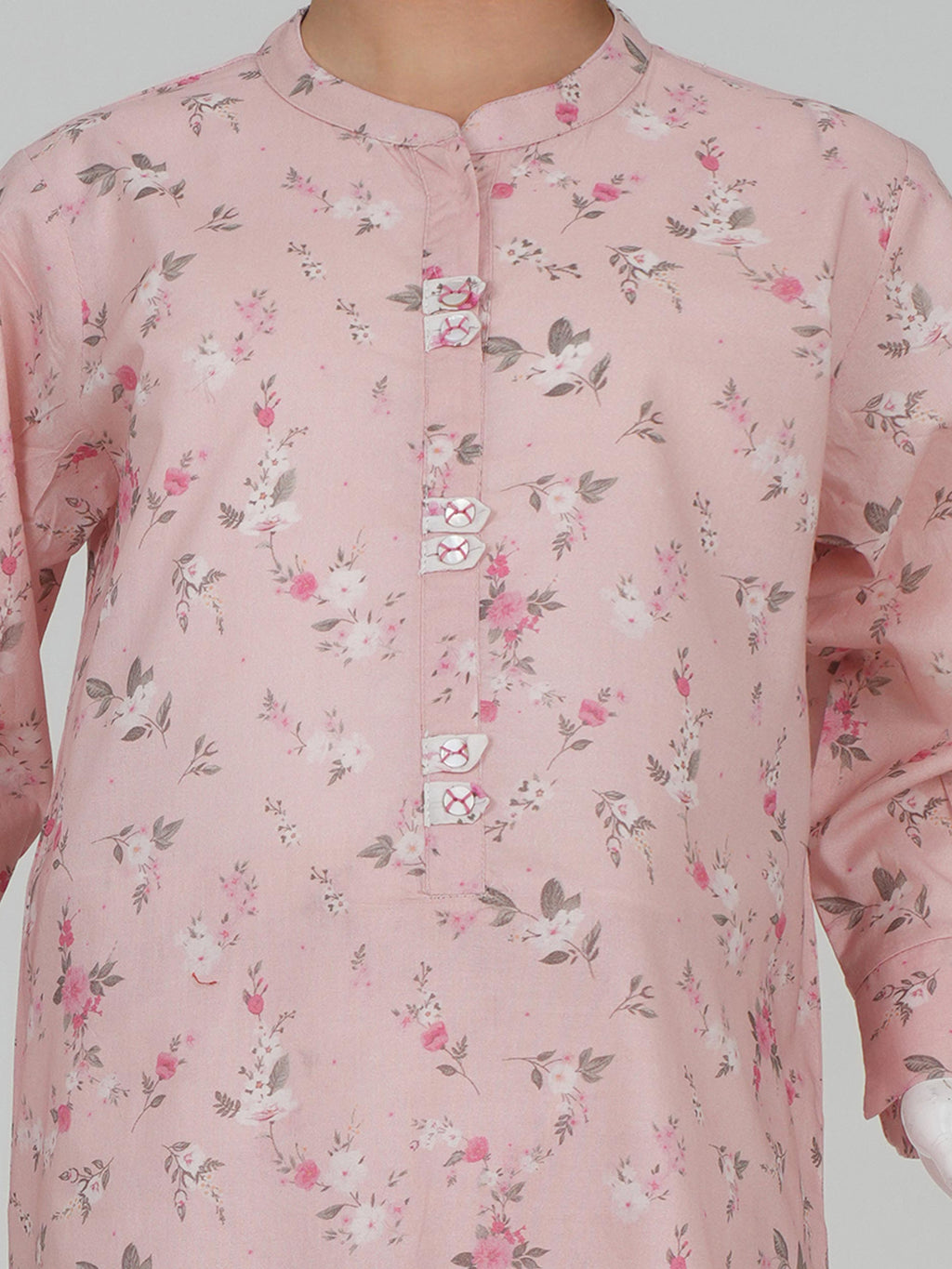 2 Piece Cambric Suit- Embroidered (Pret)
