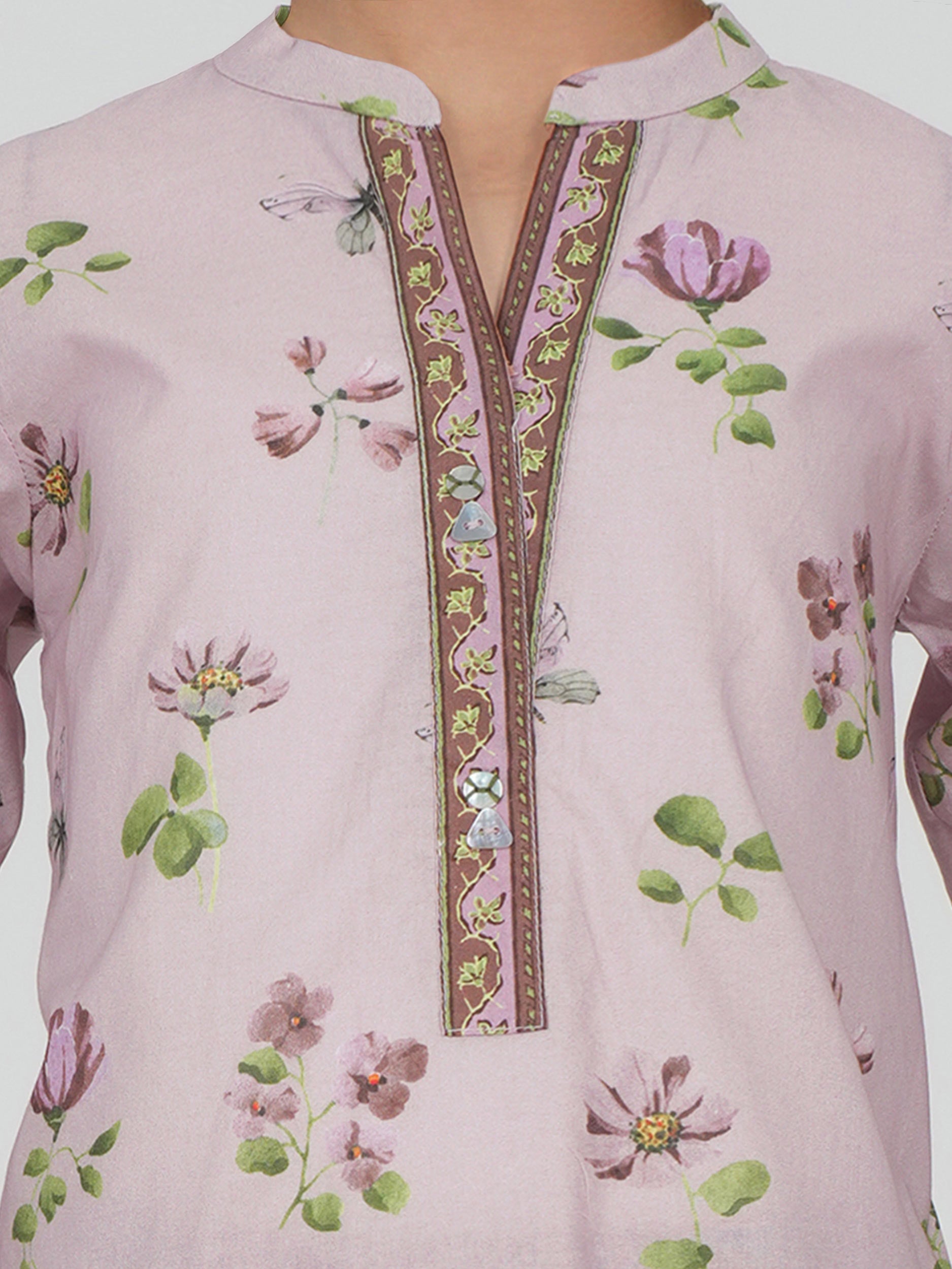 2 Piece Lawn Suit- (Pret)