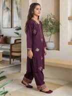 2 Piece Lawn Suit- Embroidered (Pret)