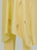2 Piece Self Jacquard Suit- Embroidered (Pret)