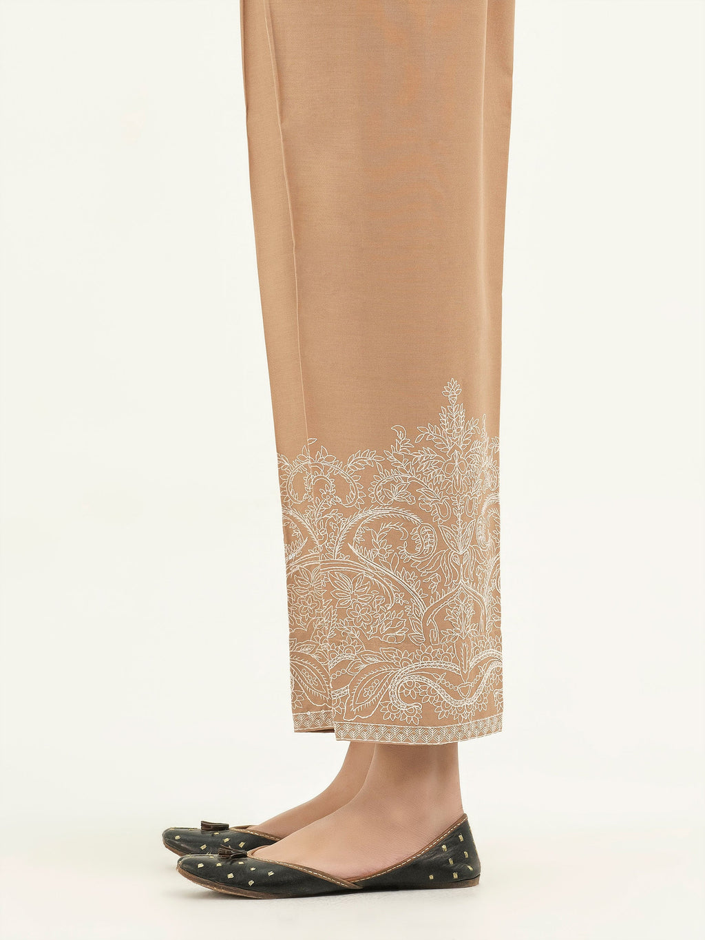 Winter Cotton Trousers-Embroidered (Pret)