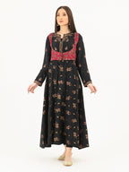 2 Piece Karandi Suit-Embroidered (Pret)