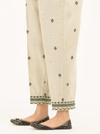 Khaddar Trousers-Embroidered (Pret)
